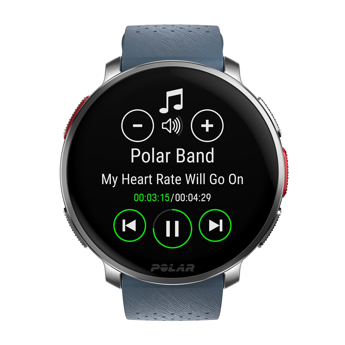 Reloj smartwatch Vantage V3 Polar Azul / Gris-15