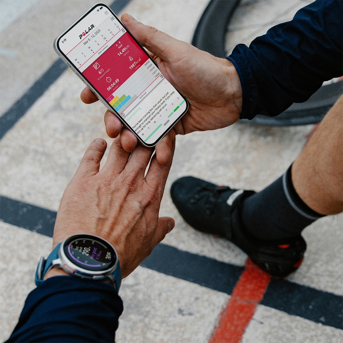 Reloj smartwatch Vantage V3 Polar Azul / Gris-21