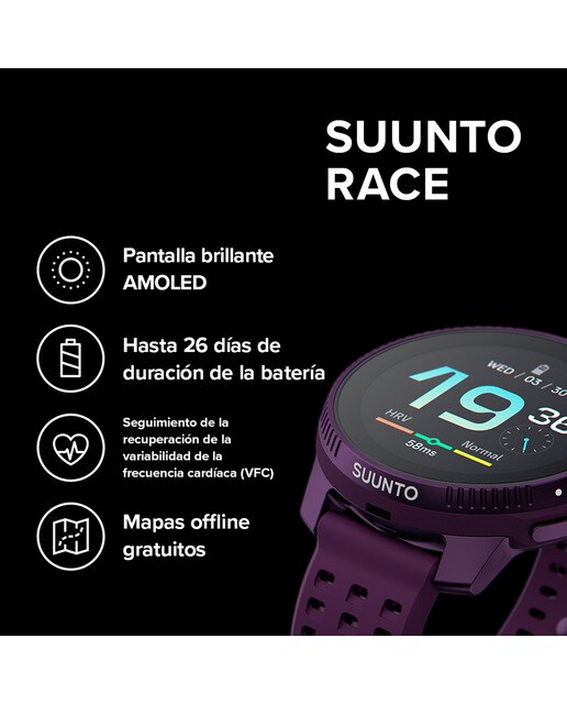 Relógio GPS Race Titanium Roxo-14