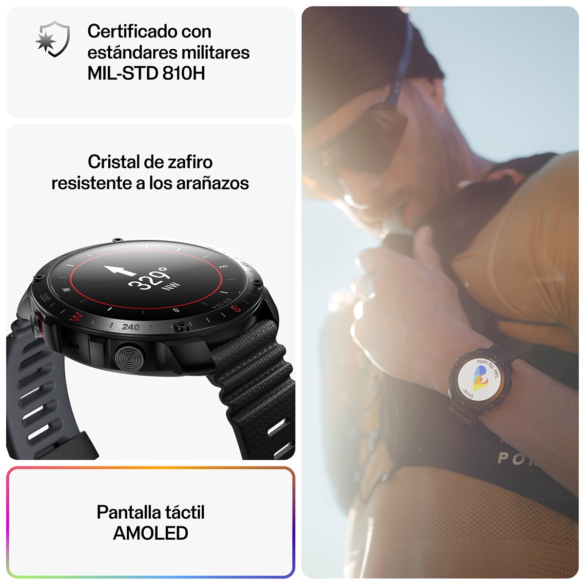Relógio Smartwatch Polar Grit X2 Pro - Tamanho S-L Preto / Cinzento-4