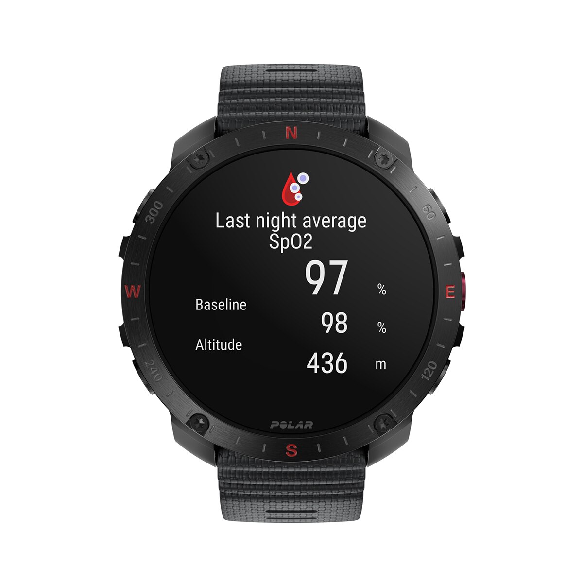 Relógio Smartwatch Polar Grit X2 Pro - Tamanho S-L Preto / Cinzento-14