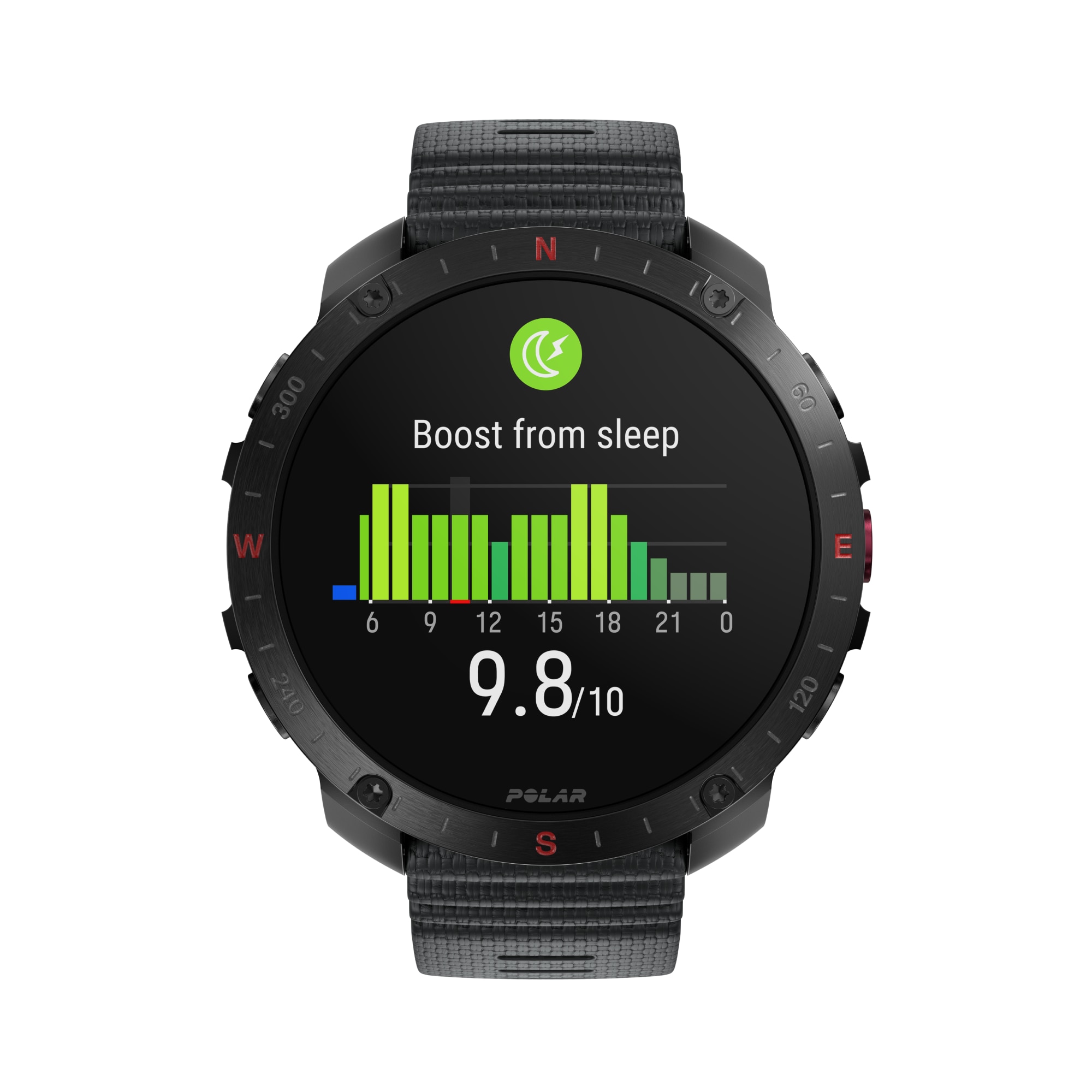 Relógio Smartwatch Polar Grit X2 Pro - Tamanho S-L Preto / Cinzento-15