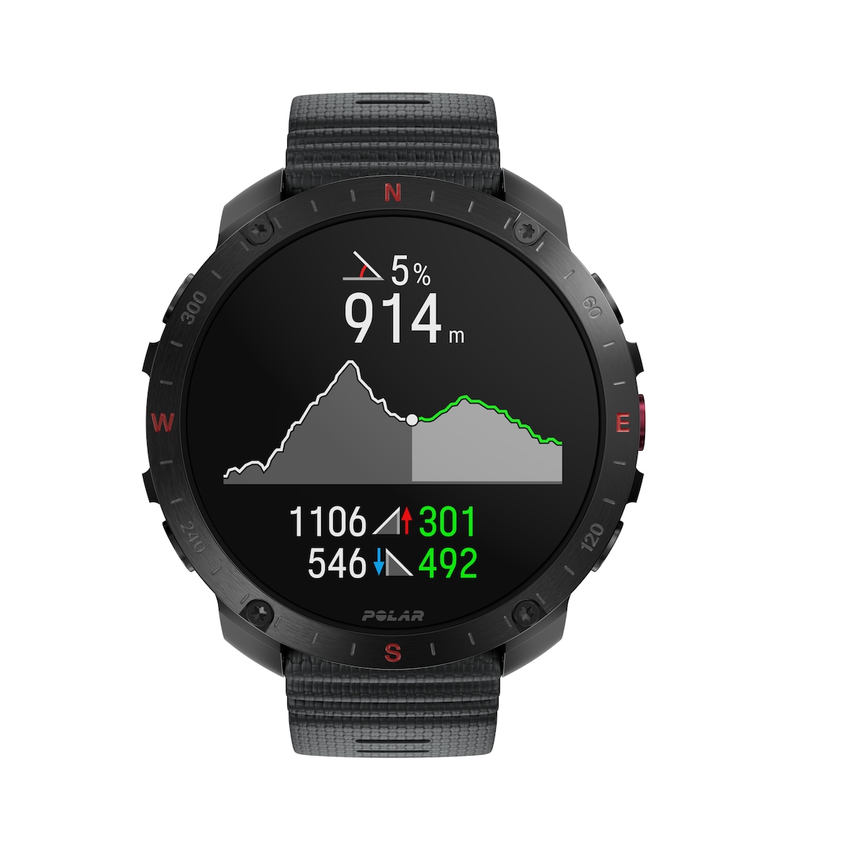 Reloj smartwatch Polar Grit X2 Pro Talla S-L con sensor H10 Polar Negro / Gris-12