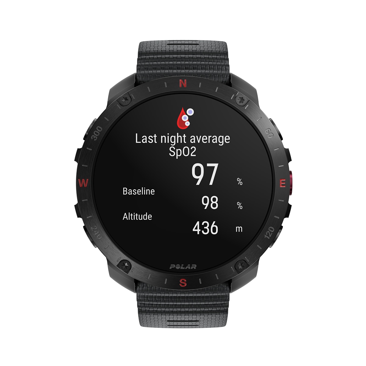 Relógio Smartwatch Polar Grit X2 Pro com Sensor H10 - Tamanho S-L Preto / Cinzento-14