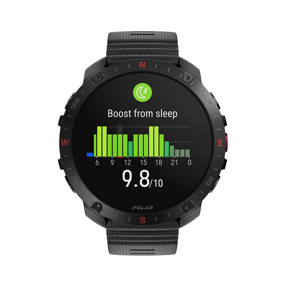 Relógio Smartwatch Polar Grit X2 Pro com Sensor H10 - Tamanho S-L Preto / Cinzento-15