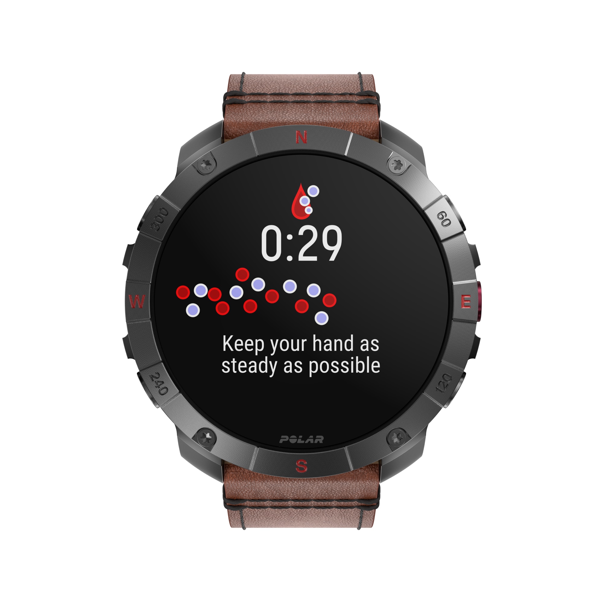 Relógio Smartwatch Polar Grit X2 Pro Titan - Tamanho S-L Castanho / Cinzento-15