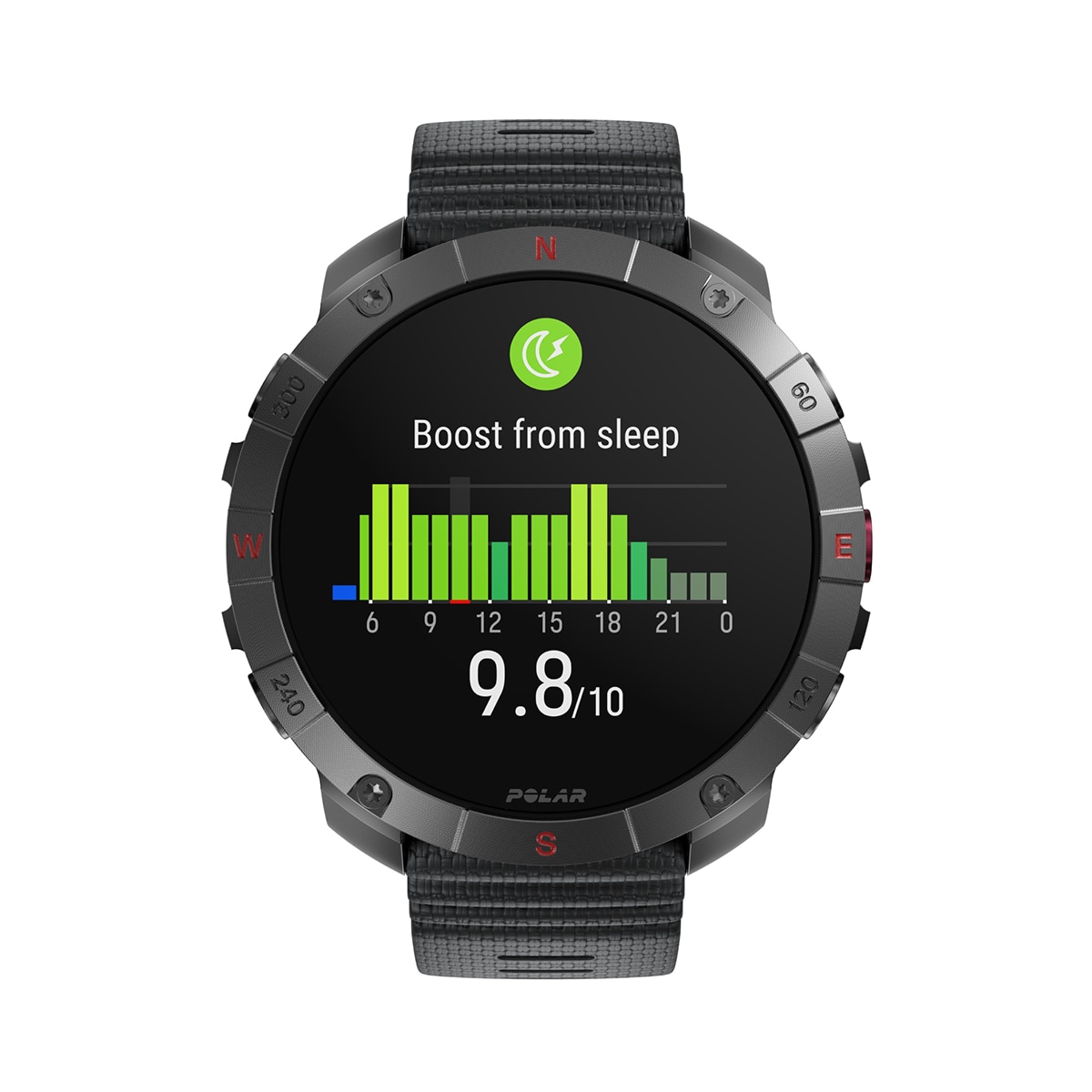 Relógio Smartwatch Polar Grit X2 Pro Titan - Tamanho S-L Castanho / Cinzento-16