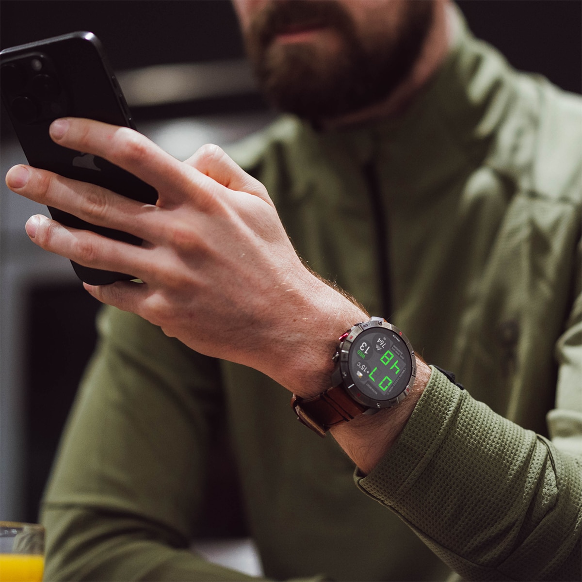 Relógio Smartwatch Polar Grit X2 Pro Titan - Tamanho S-L Castanho / Cinzento-22