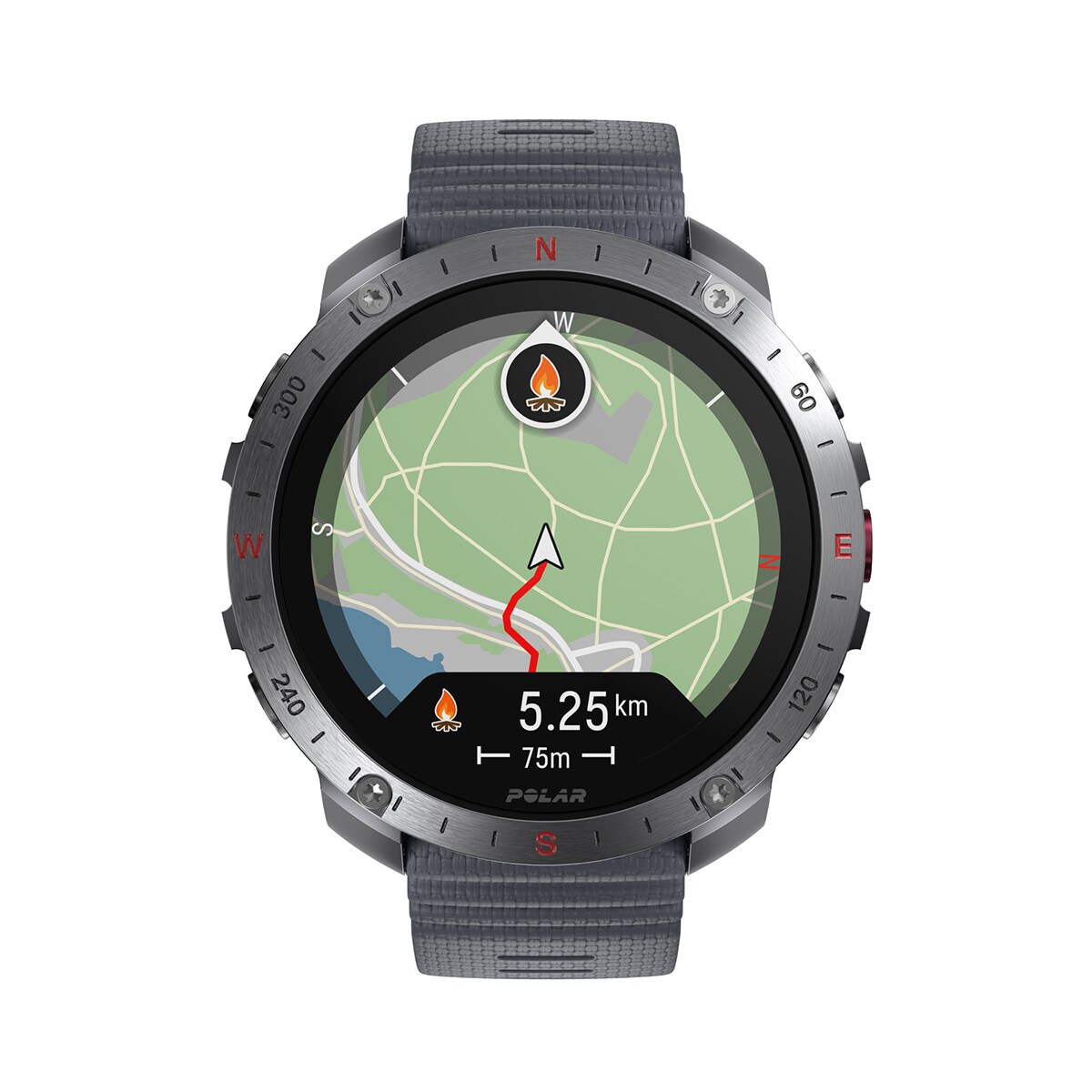 Relógio Smartwatch Polar Grit X2 Pro - Tamanho S-L Cinzento-11