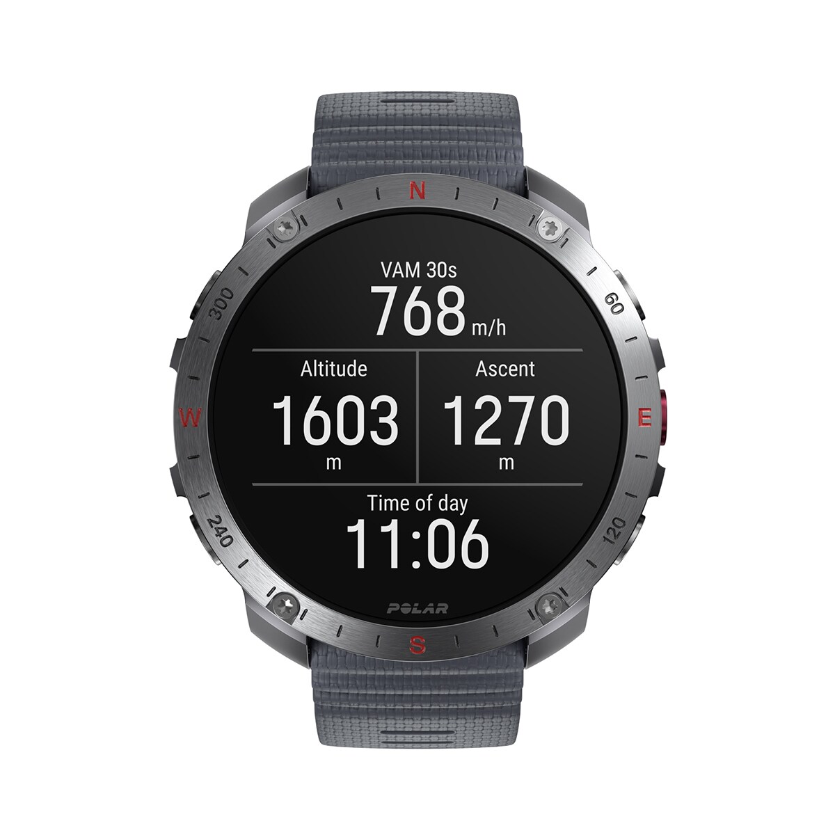 Relógio Smartwatch Polar Grit X2 Pro - Tamanho S-L Cinzento-16