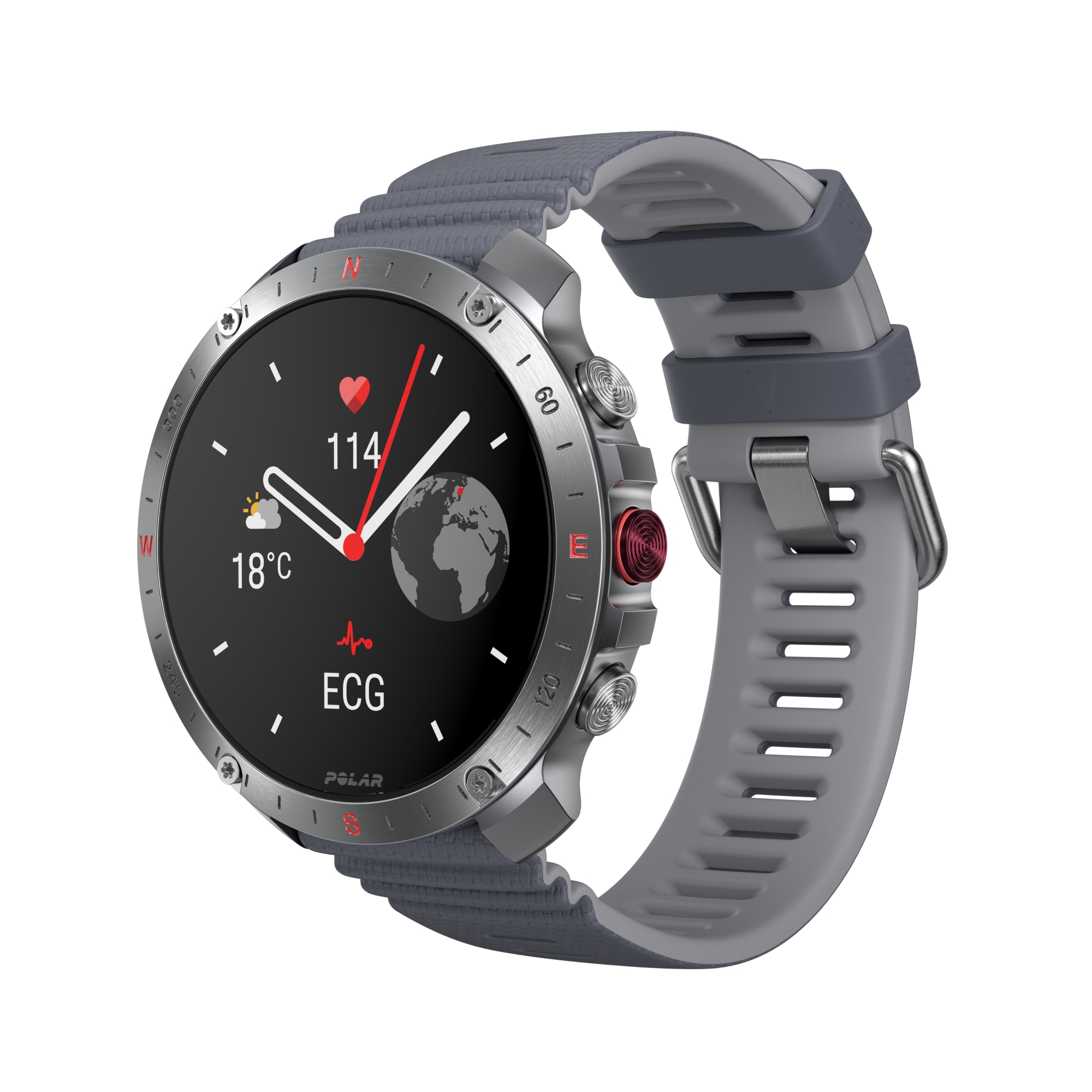 Reloj smartwatch Polar Grit X2 Pro Talla S-L Polar Gris · El Corte