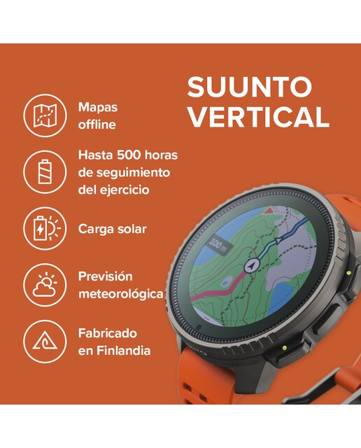 Relógio GPS Vertical Solar - Steel 7