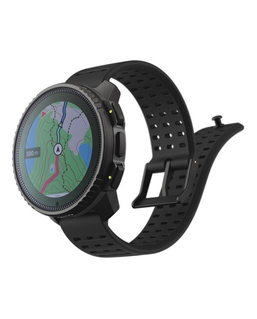 Relógio GPS Vertical Solar - Steel Preto-3