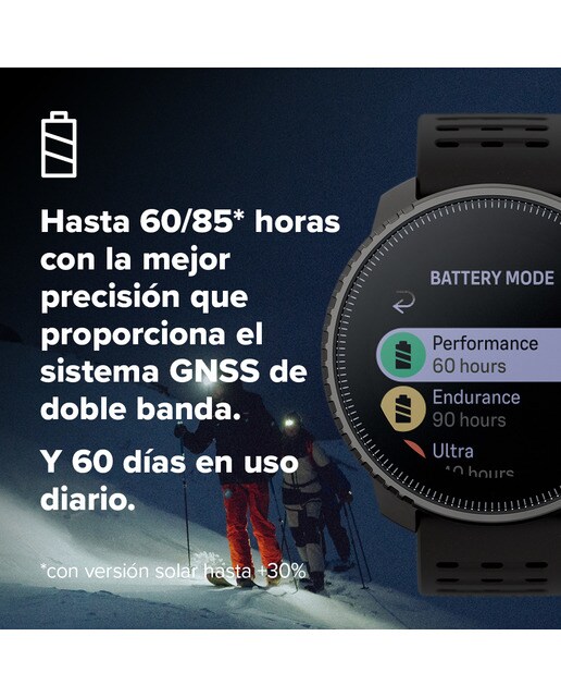 Relógio GPS Vertical Solar - Steel Preto-9