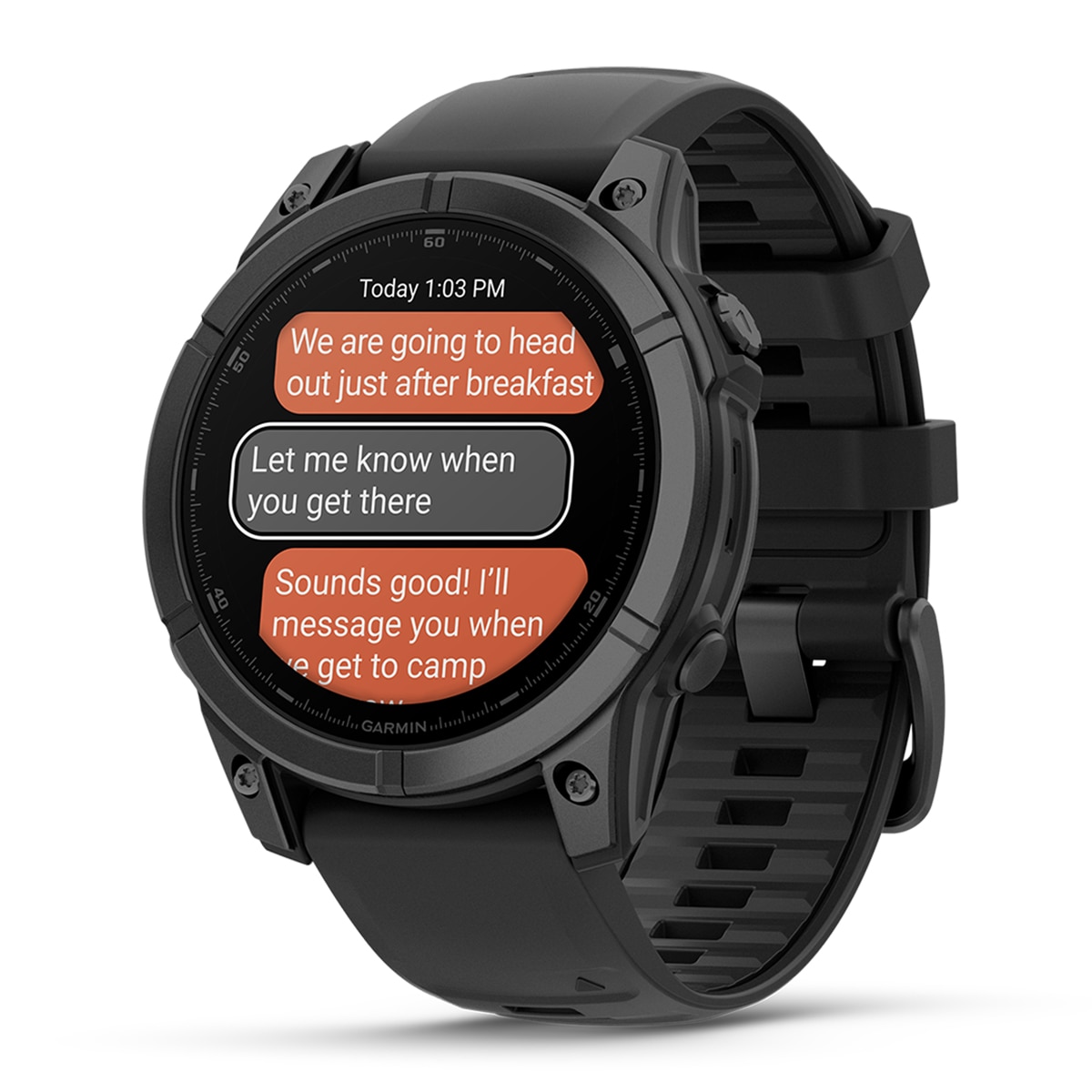 Relógio Smartwatch Fenix E Amoled - 47 mm Preto mate-7