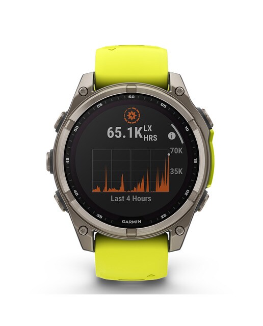 Imagem 0 de Relógio Desportivo Fenix 8 Zafiro Solar, Titânio - 47 mm