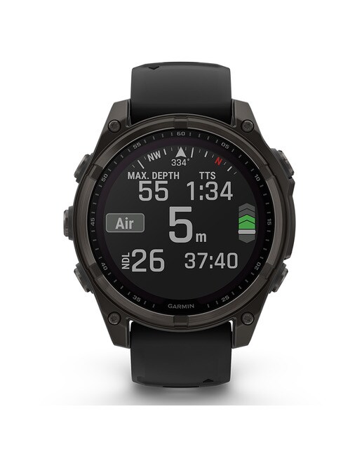 Imagem 0 de Relógio Smartwatch Fenix 8 Zafiro Solar, Titânio DLC - 47mm