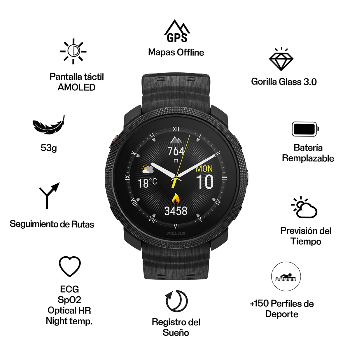 Relógio Smartwatch Vantage M3 S/L 2