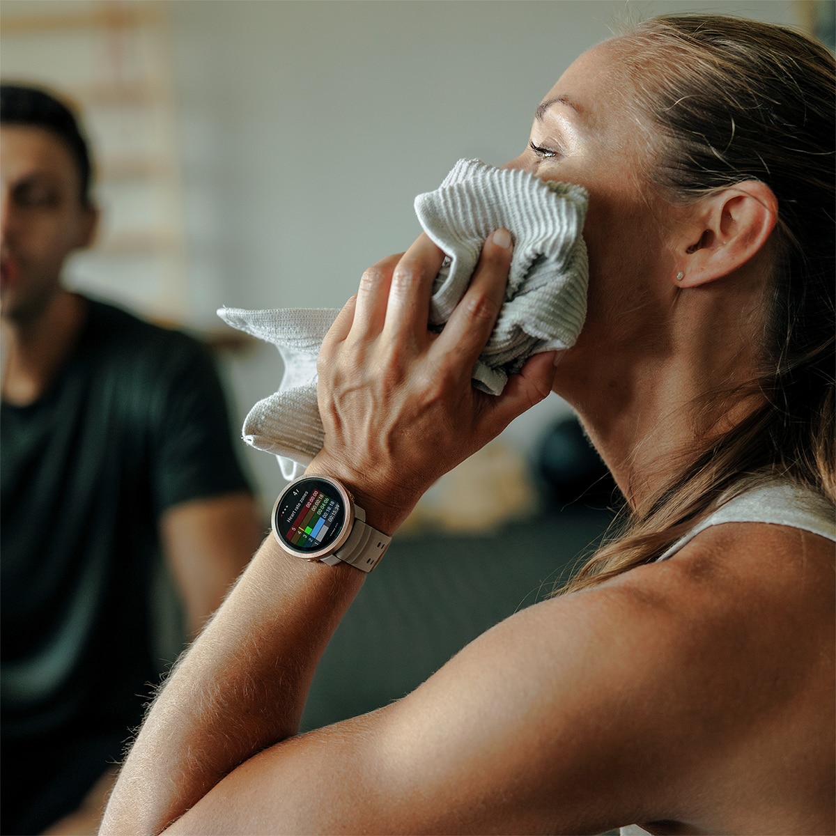 Relógio Smartwatch Vantage M3 S/L Cinzento / Dourado-9