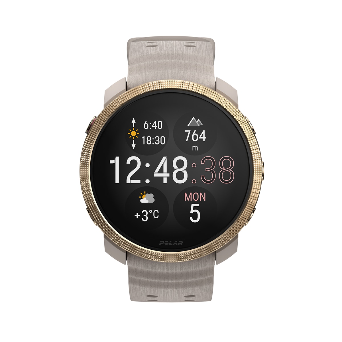 Relógio Smartwatch Vantage M3 S/L Cinzento / Dourado-17