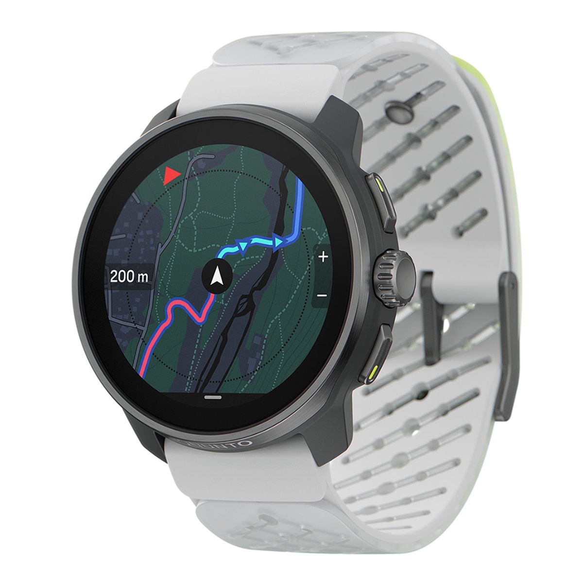Relógio Desportivo Race S Titanium Branco/Amarelo-4