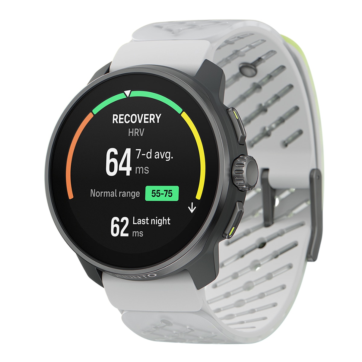 Relógio Desportivo Race S Titanium Branco/Amarelo-5