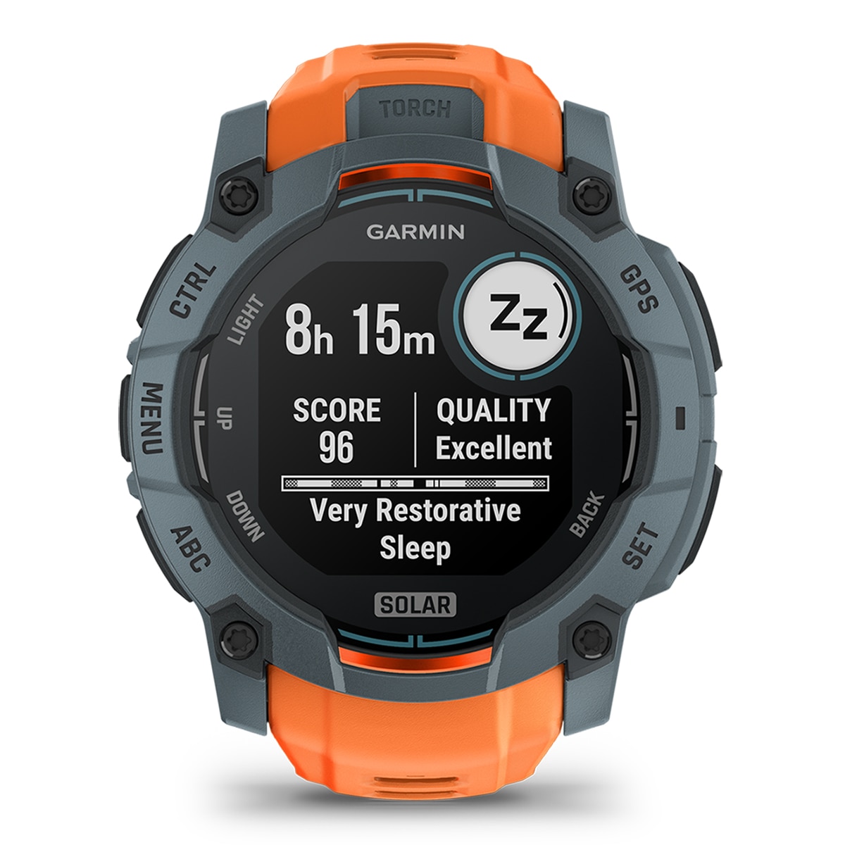 Smartwatch GPS INSTINCT 3 SOLAR 50MM Garmin - Azul / Naranja Azul / Naranja-3