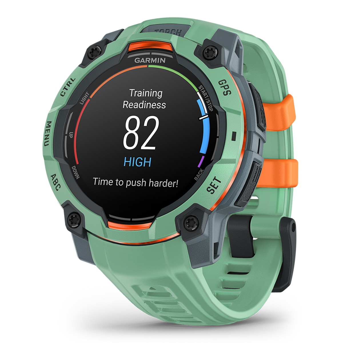 Smartwatch GPS INSTINCT 3 AMOLED - 45 mm Verde / Laranja-1