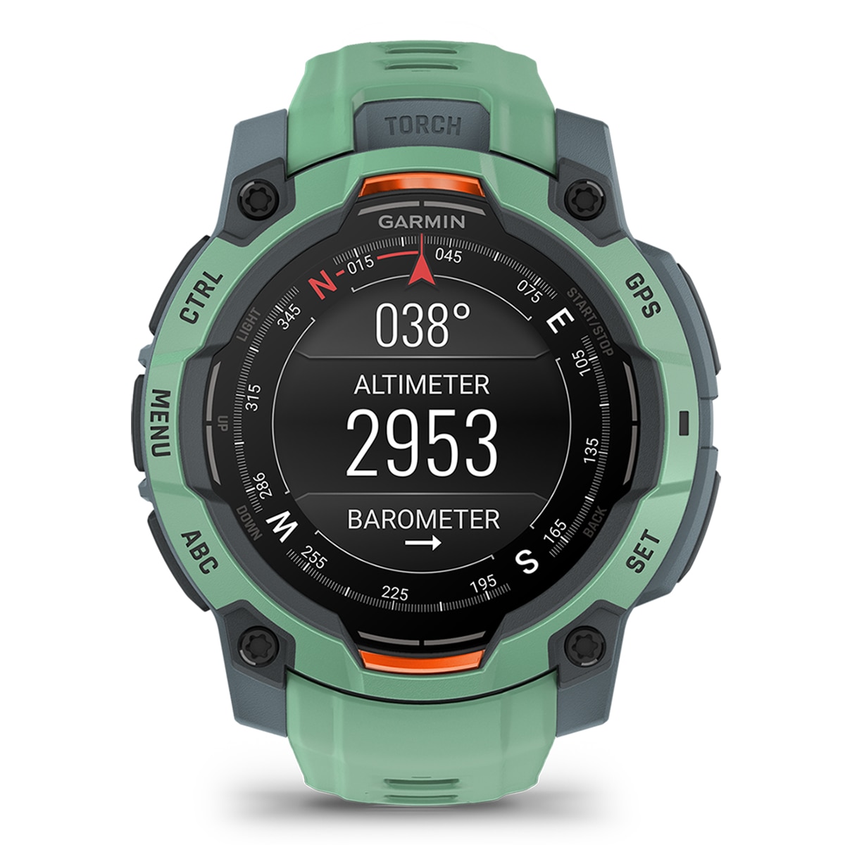 Smartwatch GPS INSTINCT 3 AMOLED - 45 mm Verde / Laranja-2
