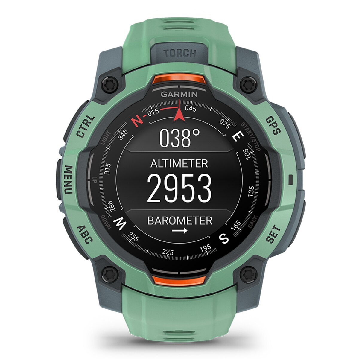 Smartwatch GPS INSTINCT 3 AMOLED - 45 mm Verde / Laranja-2
