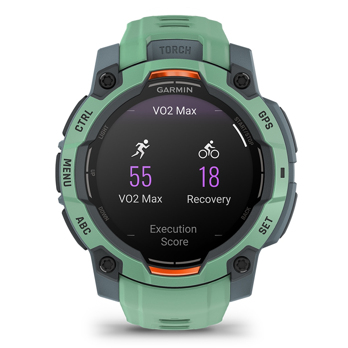 Smartwatch GPS INSTINCT 3 AMOLED - 45 mm Verde / Laranja-3