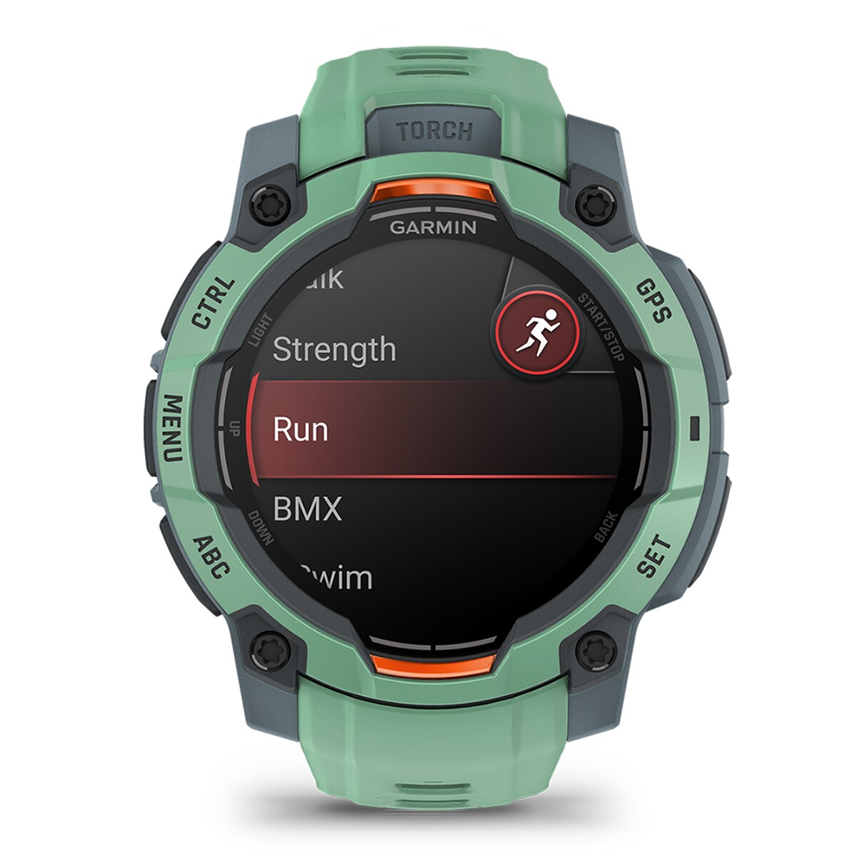 Smartwatch GPS INSTINCT 3 AMOLED - 45 mm Verde / Laranja-4