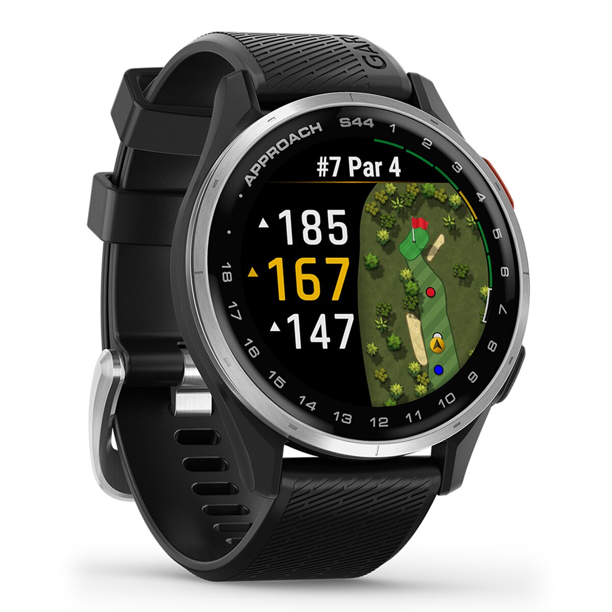 Relógio Smartwatch de Golf GPS APPROACH S44 Preto-3