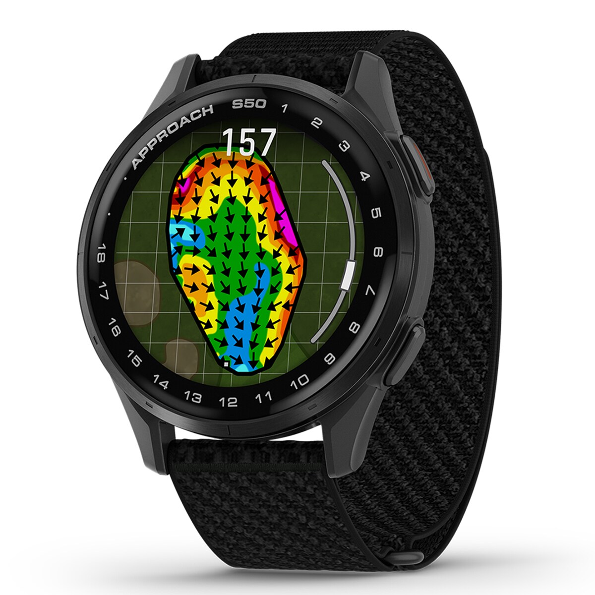 Relógio Smartwatch de Golf com GPS APPROACH S50 Preto-2