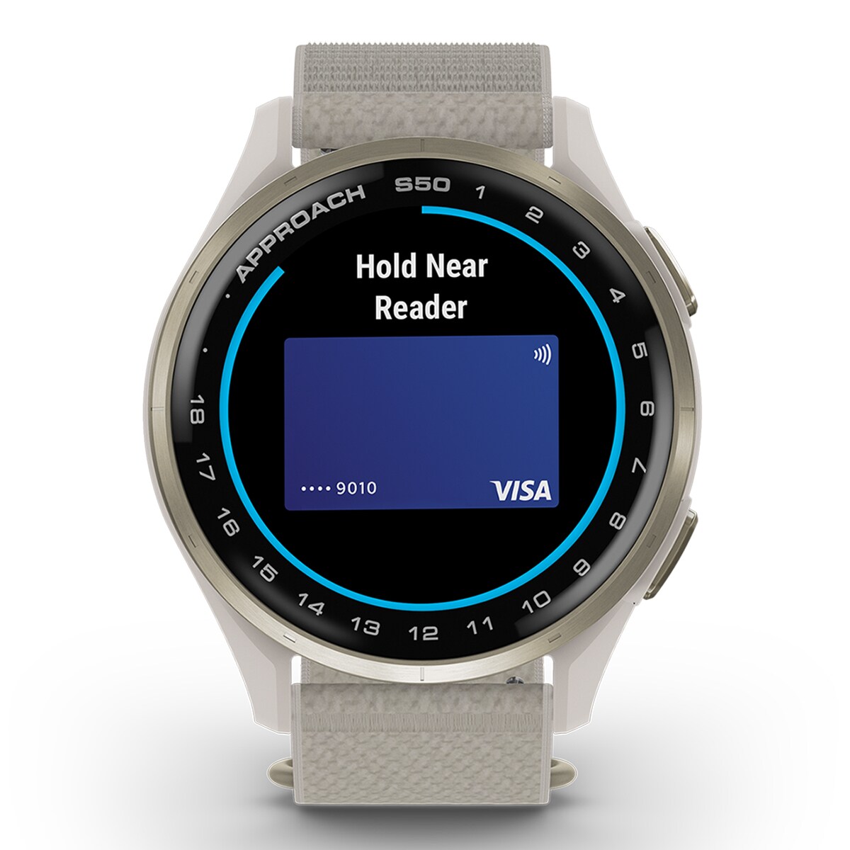 Relógio Smartwatch de Golf com GPS APPROACH S50 Ouro-3