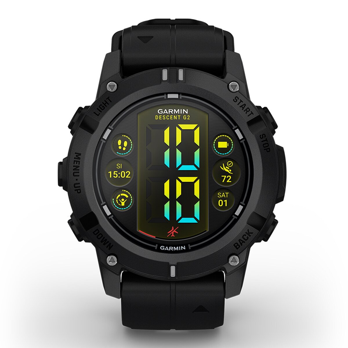 Smartwatch Descent G2 - Preto Preto-5