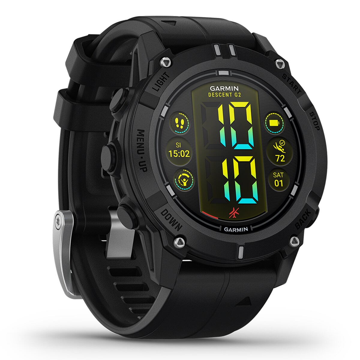 Smartwatch Descent G2 - Preto Preto-12