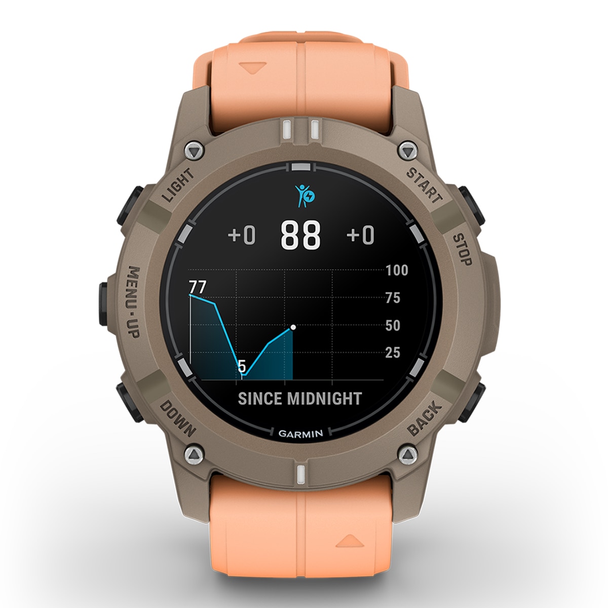 Relógio Smartwatch Descent G2 - Castanho Castanho / Rosa-3
