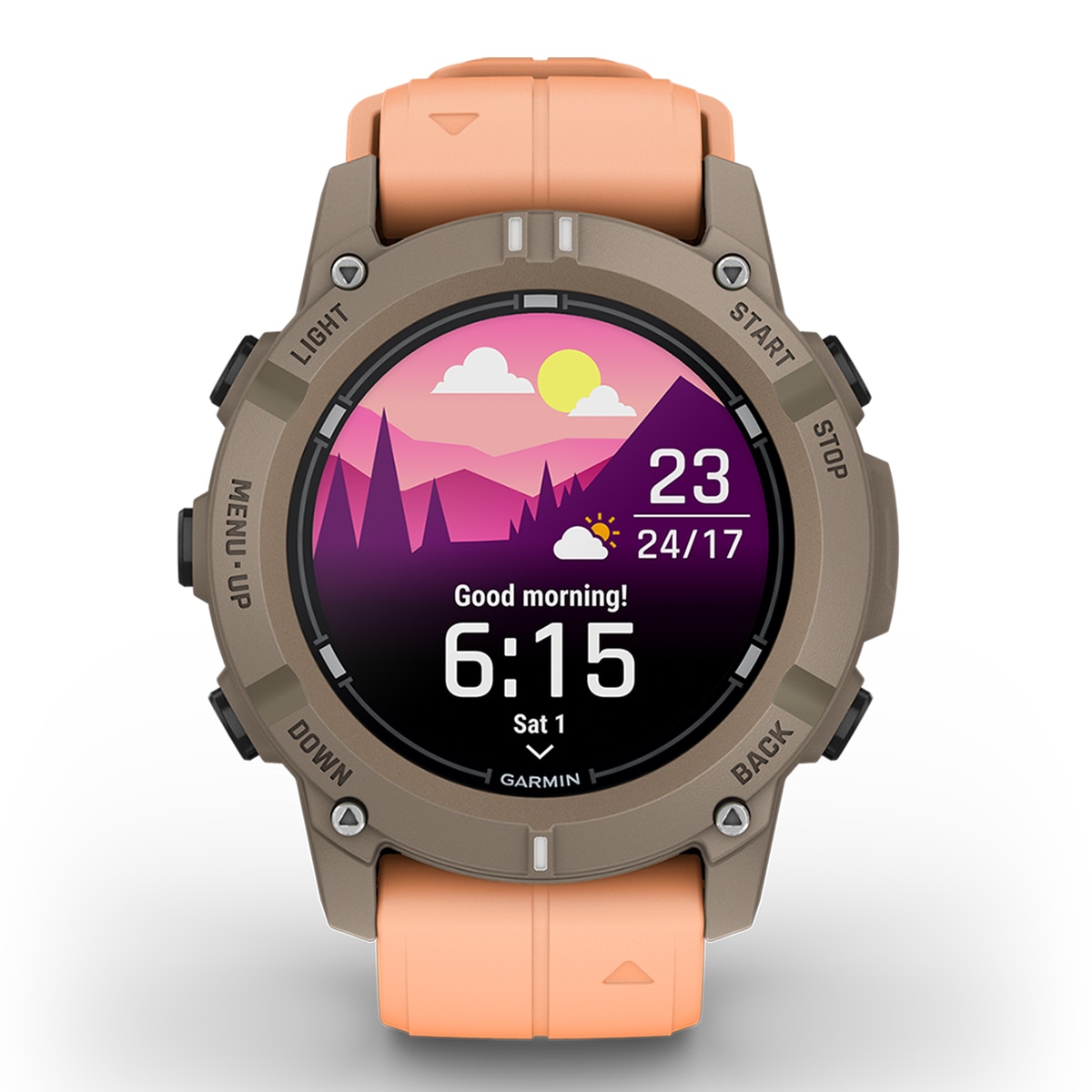 Relógio Smartwatch Descent G2 - Castanho Castanho / Rosa-5