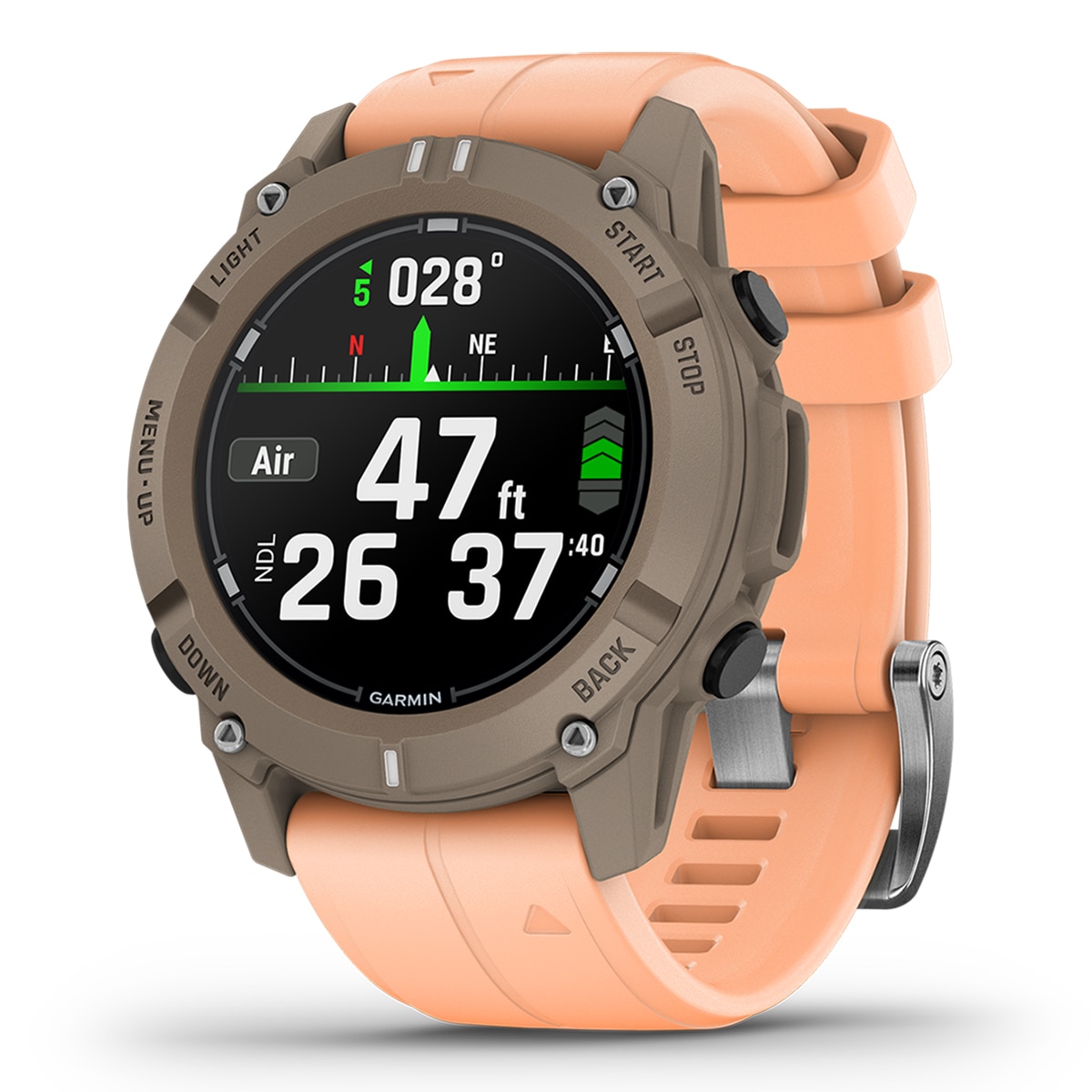Relógio Smartwatch Descent G2 - Castanho Castanho / Rosa-6