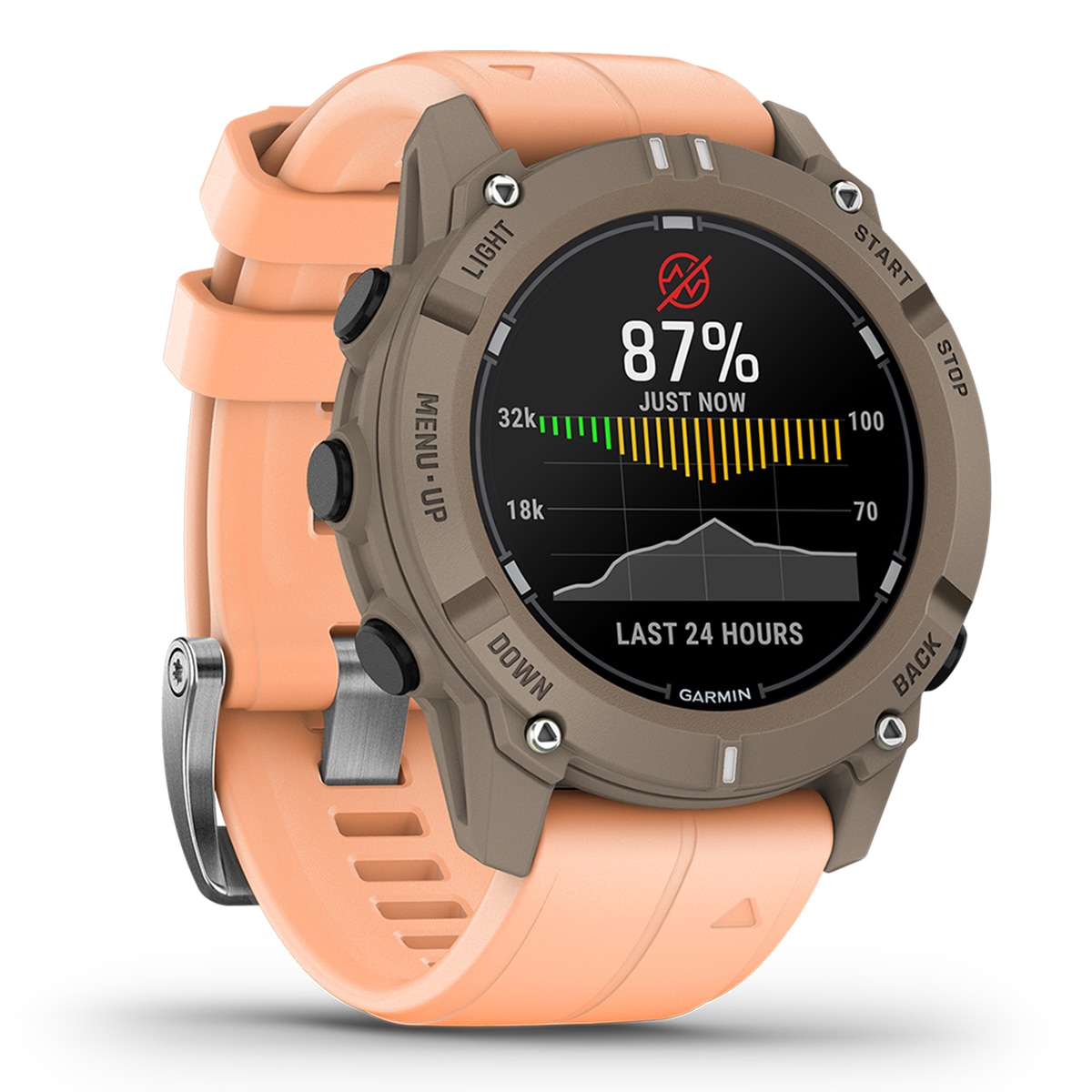 Relógio Smartwatch Descent G2 - Castanho Castanho / Rosa-12