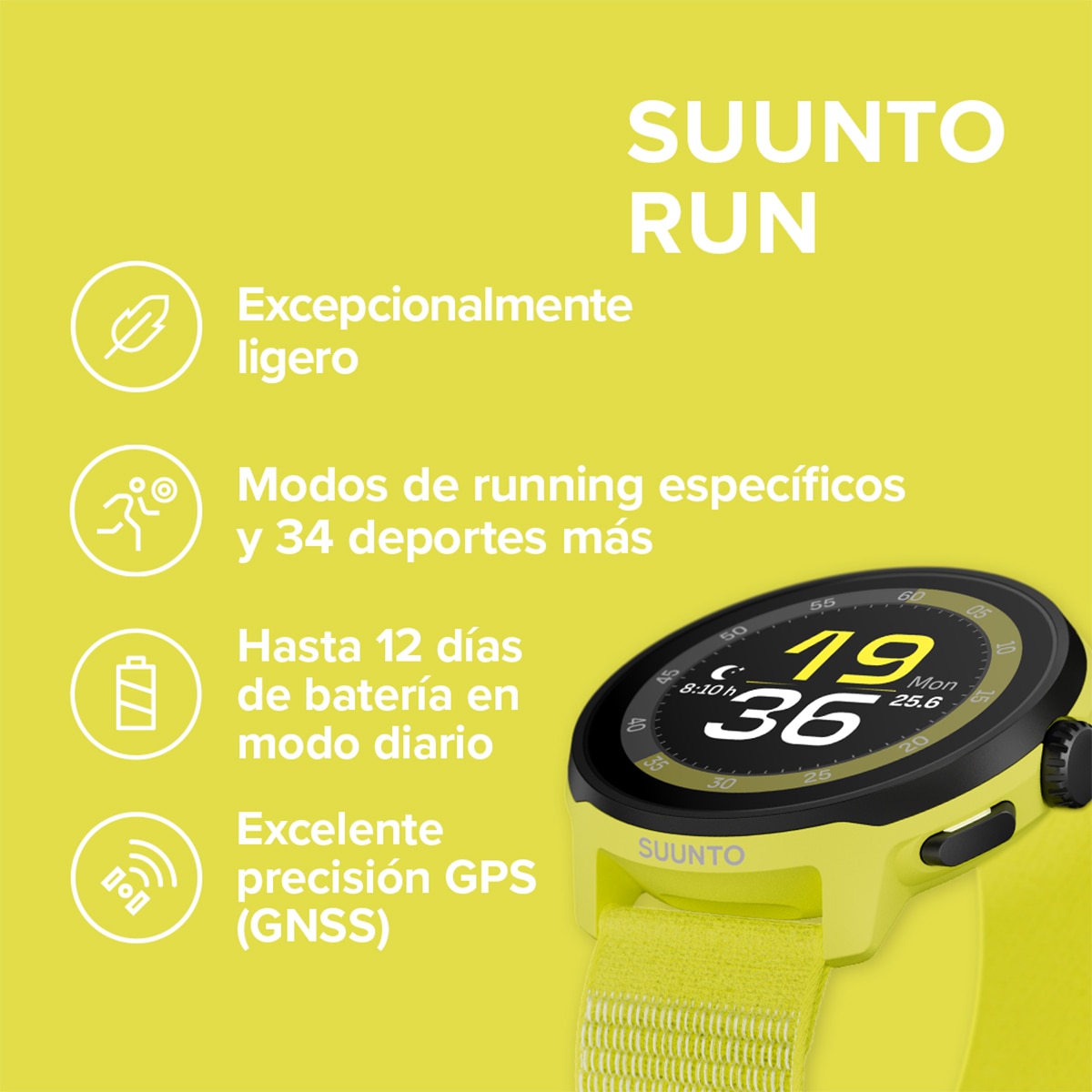 Relógio Desportivo Run Lime Lima-2