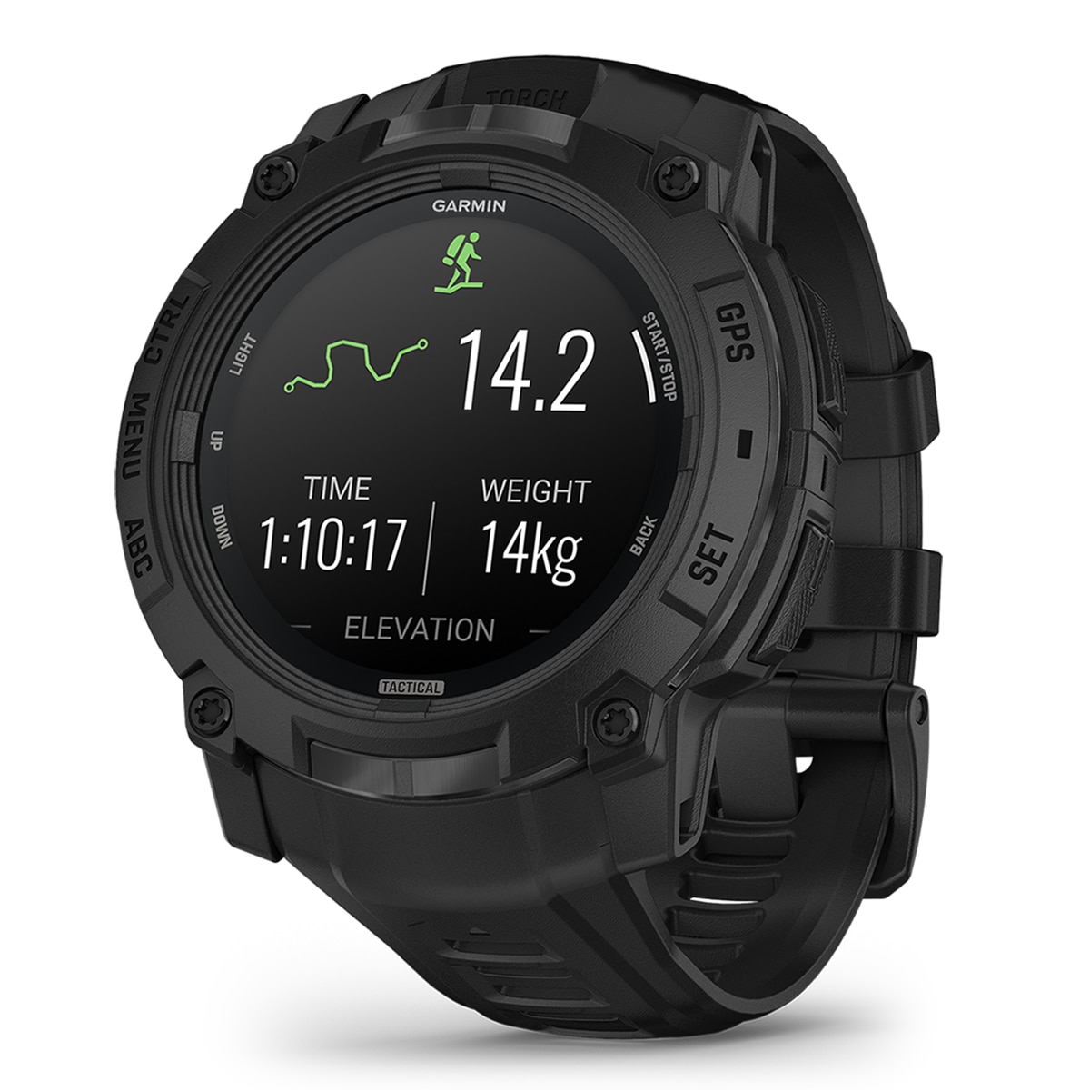 Relógio Smartwatch Unissexo Instinct 3-50 mm, AMOLED, Tactical Edition Preto / Cinzento-2