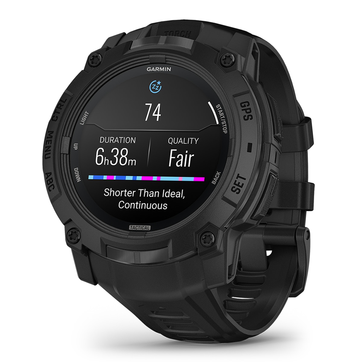 Relógio Smartwatch Unissexo Instinct 3-50 mm, AMOLED, Tactical Edition Preto / Cinzento-5