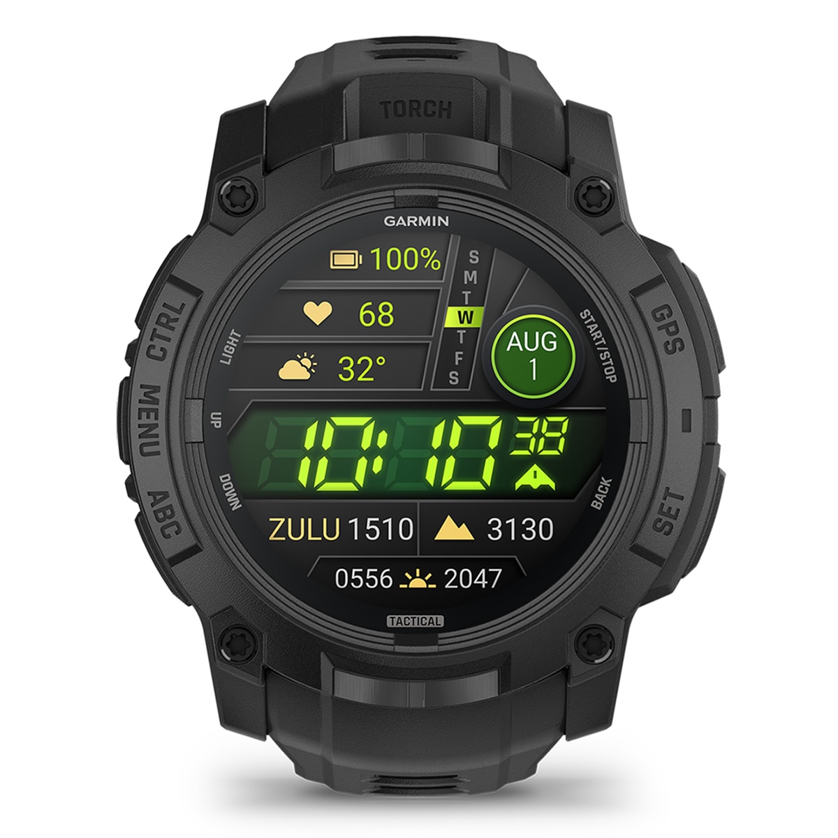 Relógio Smartwatch Unissexo Instinct 3-50 mm, AMOLED, Tactical Edition Preto / Cinzento-6