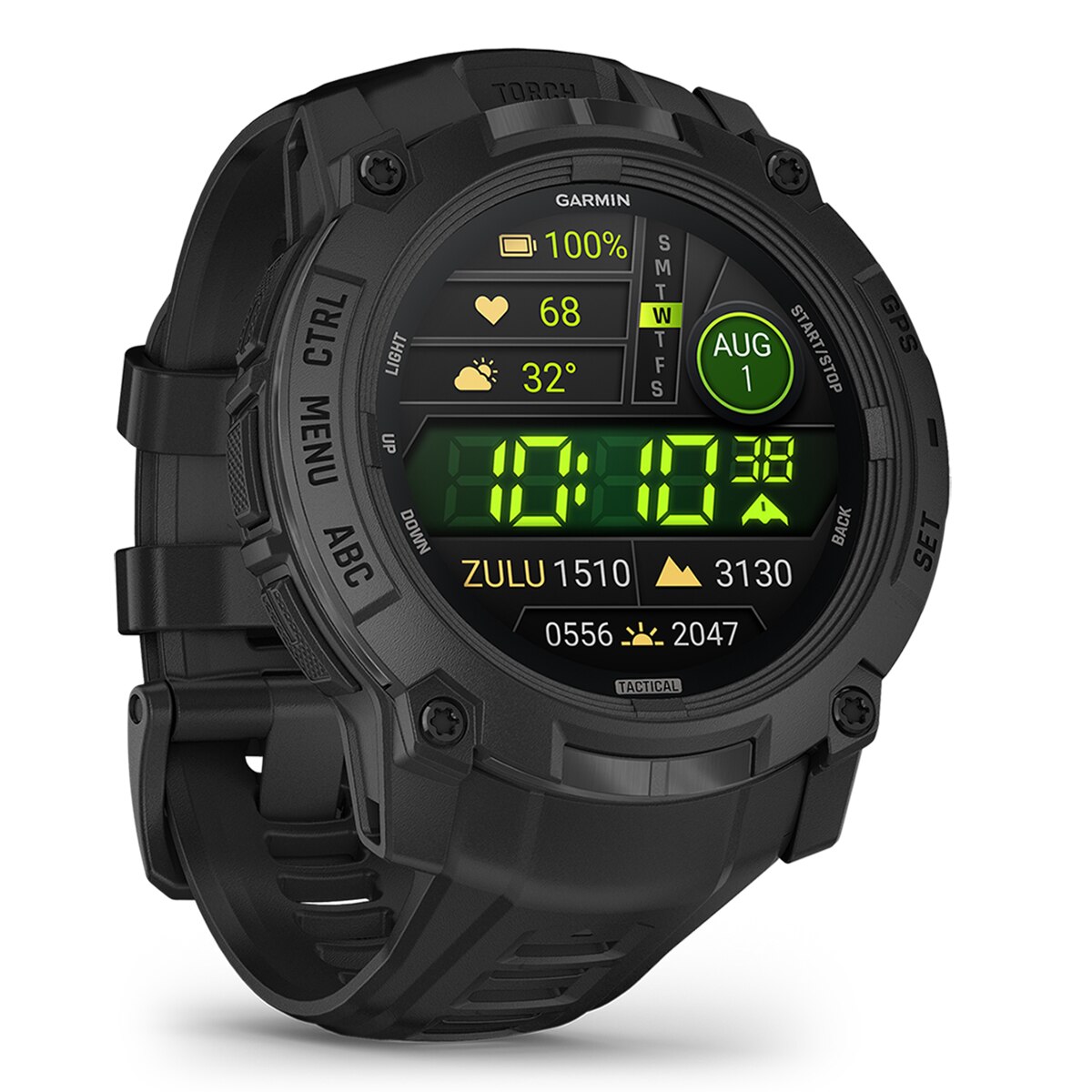 Relógio Smartwatch Unissexo Instinct 3-50 mm, AMOLED, Tactical Edition Preto / Cinzento-8