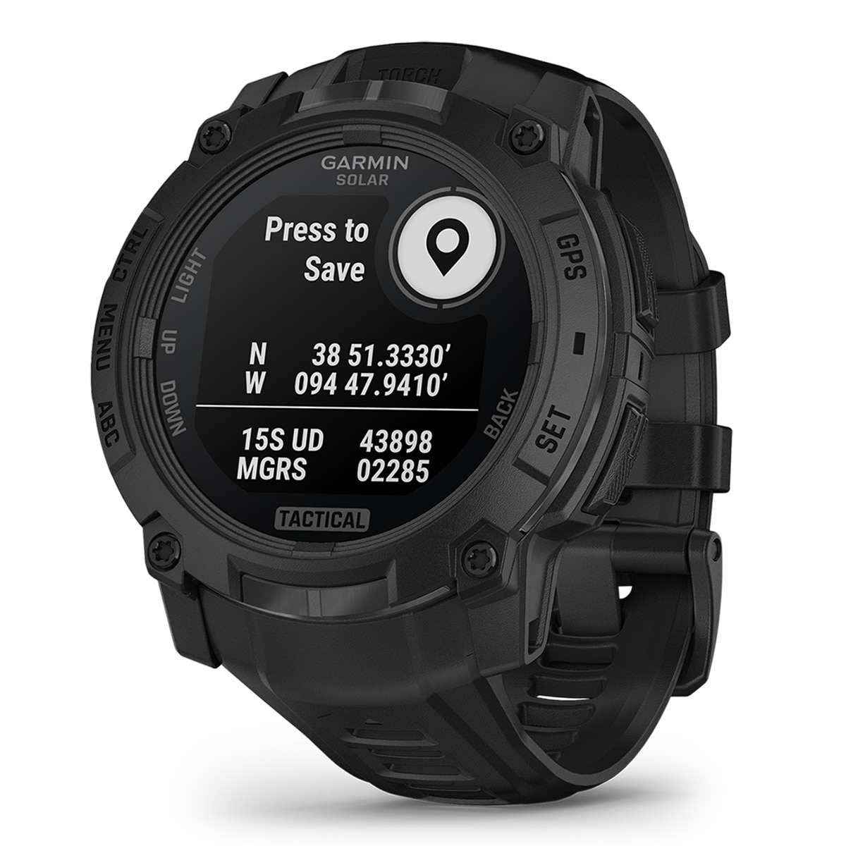 Relógio Smartwatch Unissexo Instinct 3-50 mm, Solar, Tactical Edition Preto / Cinzento-2
