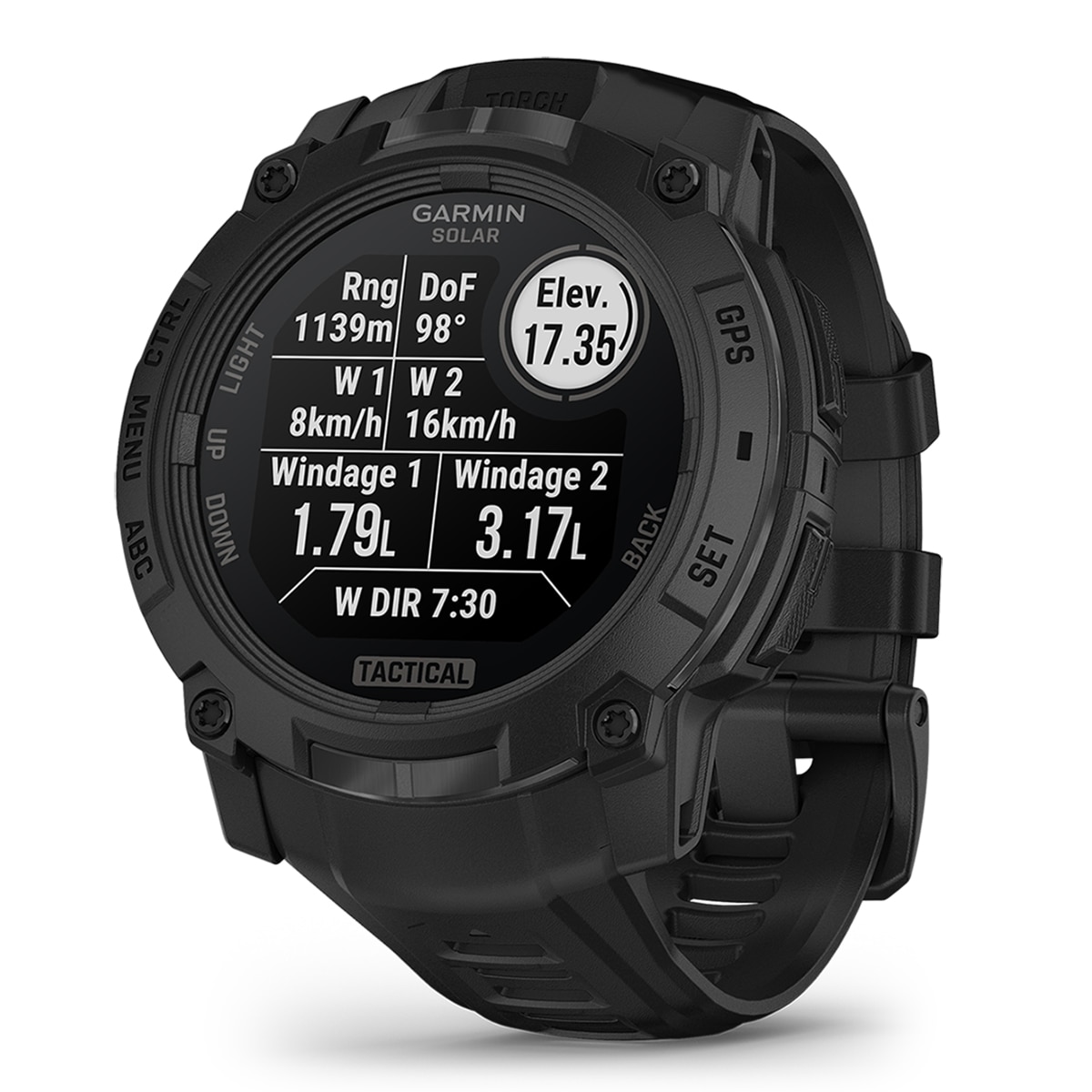 Relógio Smartwatch Unissexo Instinct 3-50 mm, Solar, Tactical Edition Preto / Cinzento-3