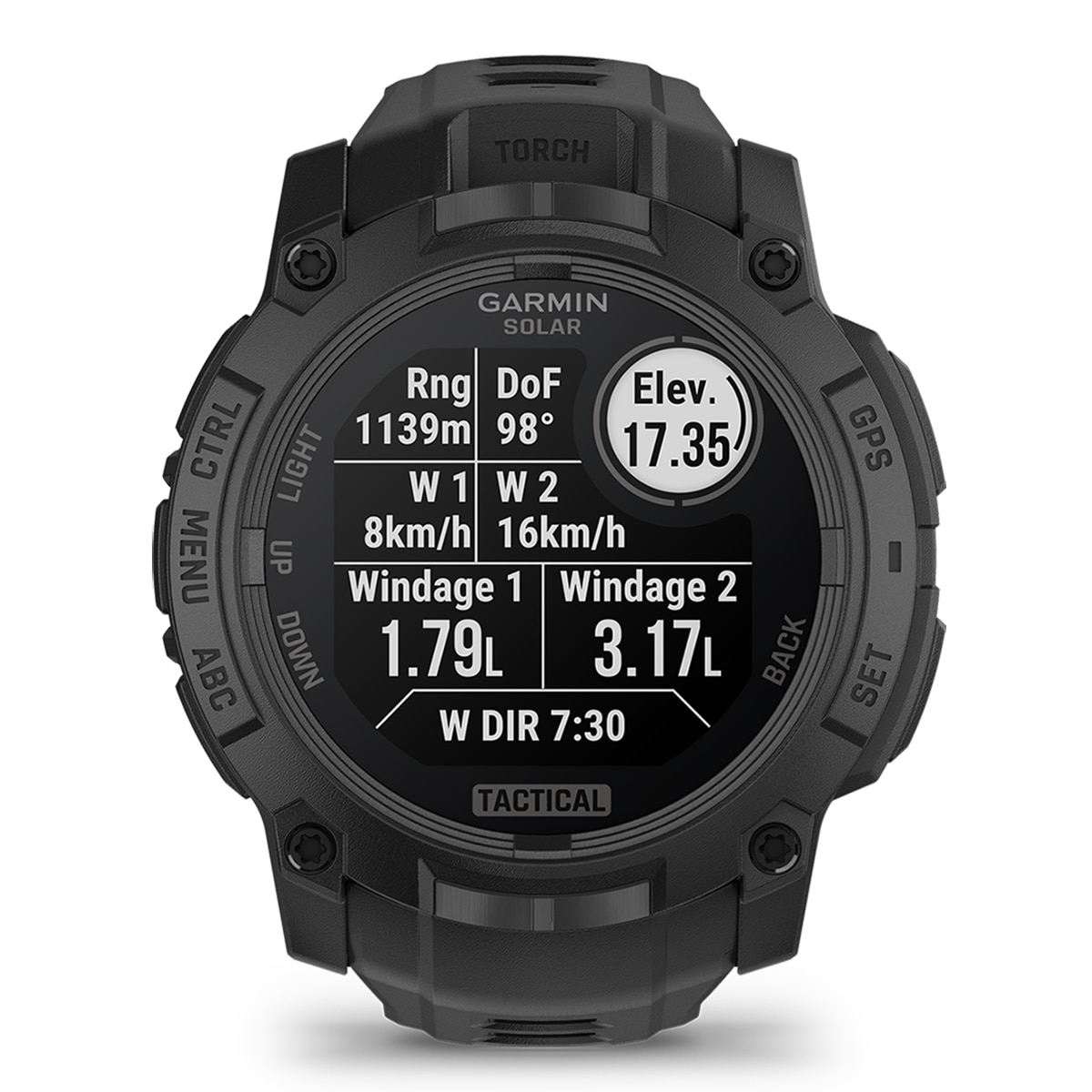 Relógio Smartwatch Unissexo Instinct 3-50 mm, Solar, Tactical Edition Preto / Cinzento-6