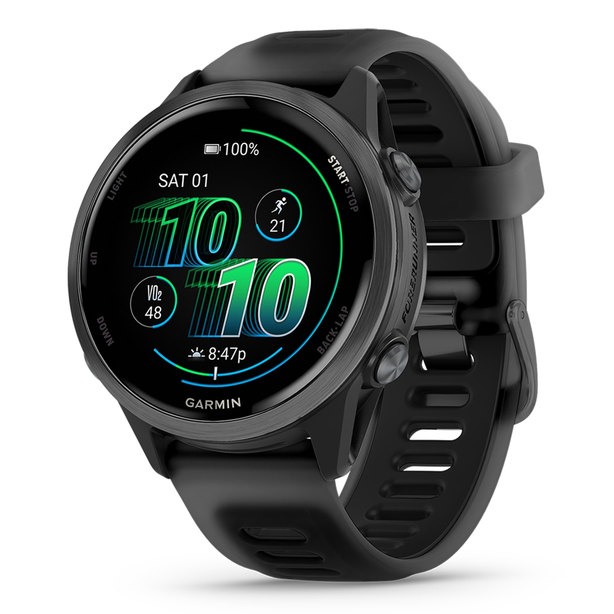 Imagem 0 de Relógio Smartwatch Unissexo Forerunner 570 42 mm - Preto
